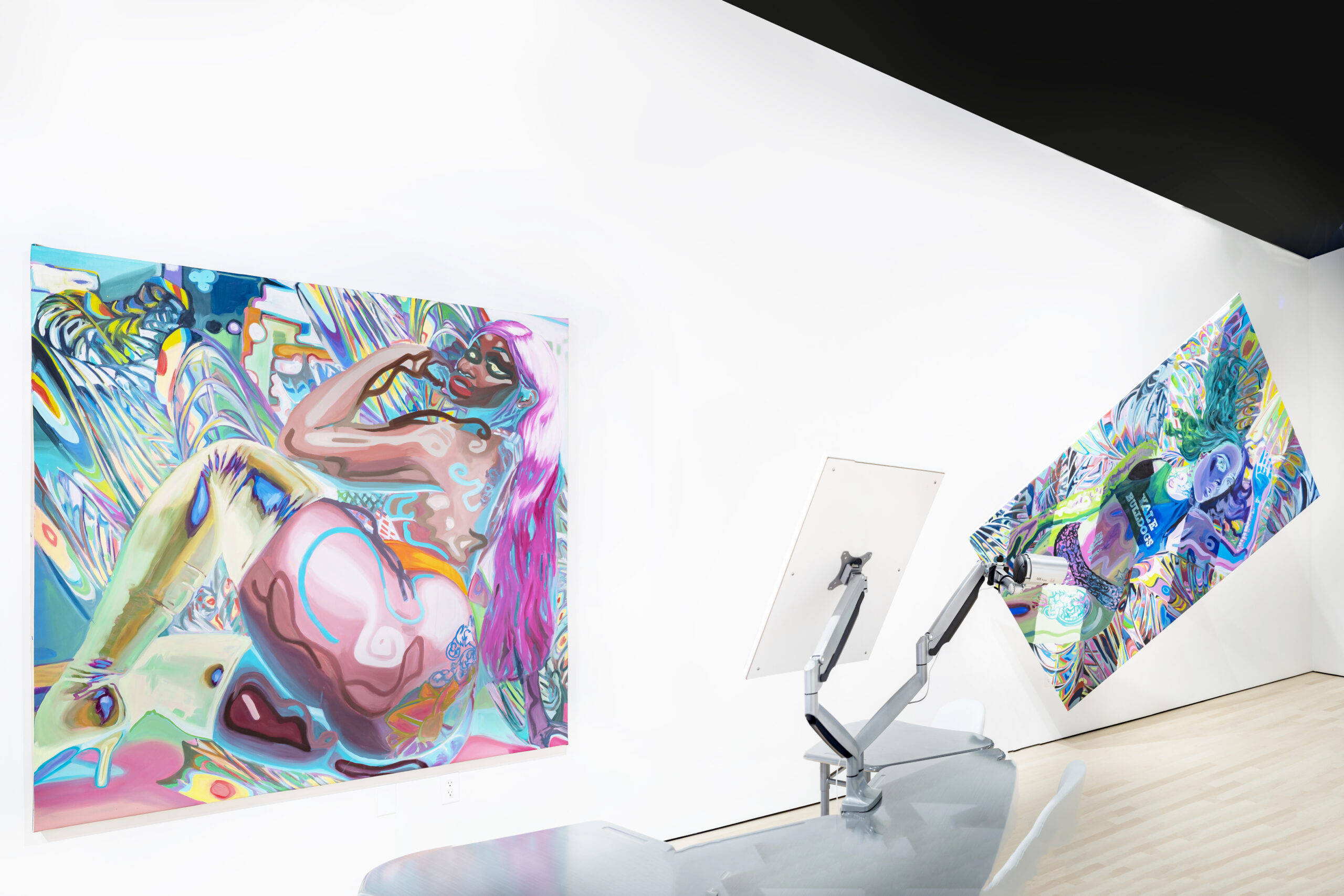 Caitlin Cherry Installation view of Dirtypower at PC–G. Image Credit Scott Alario. scaled