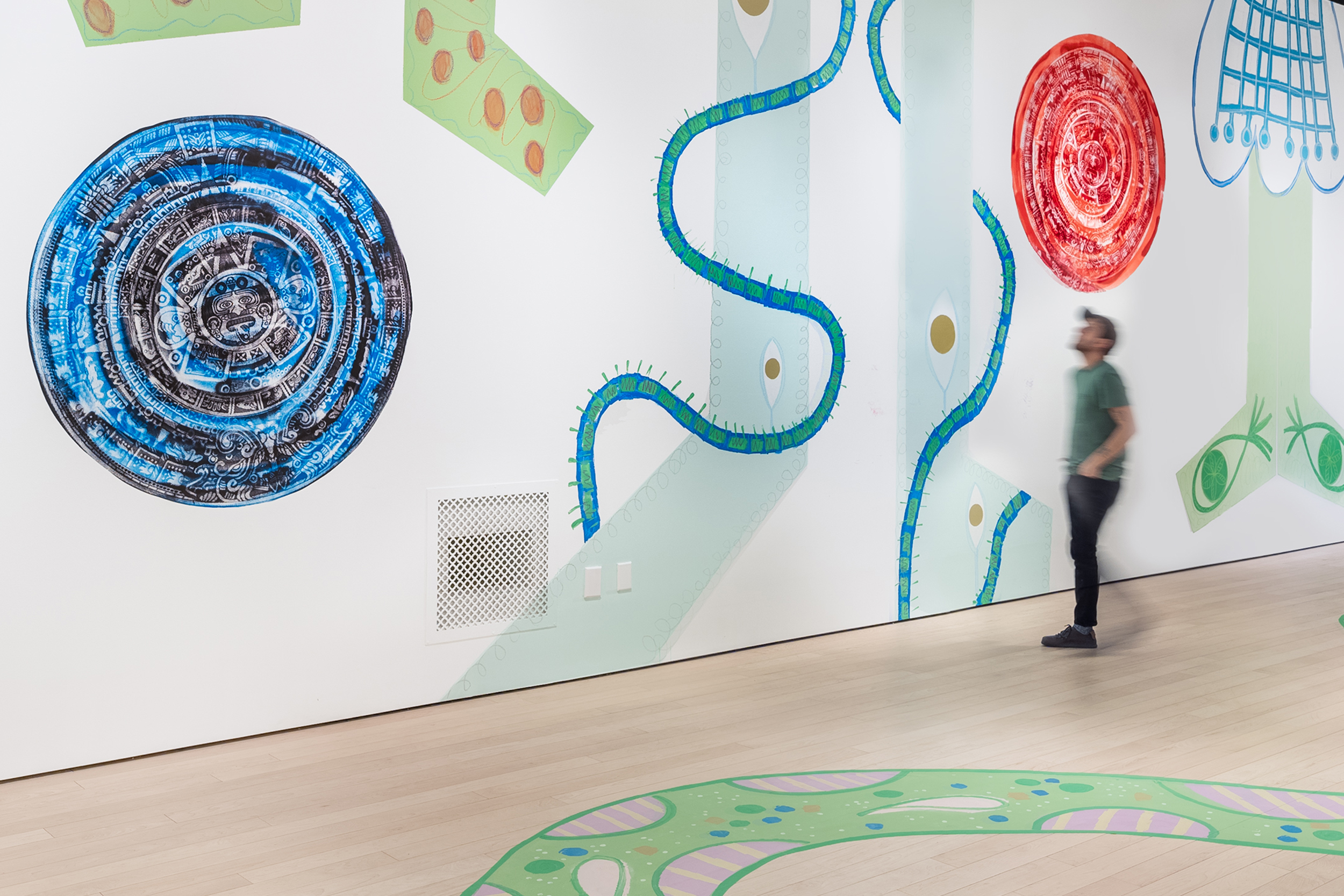 Installation view of On the Wall Tamara Gonzales. Credit Scott Alario